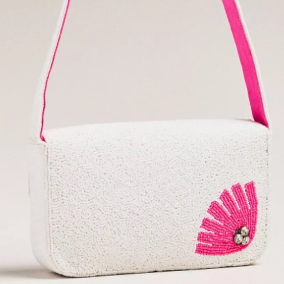 Fiona Beaded Bag Foral Edition - Brand New from Anthropologie - NWOT - Picture 2 of 3